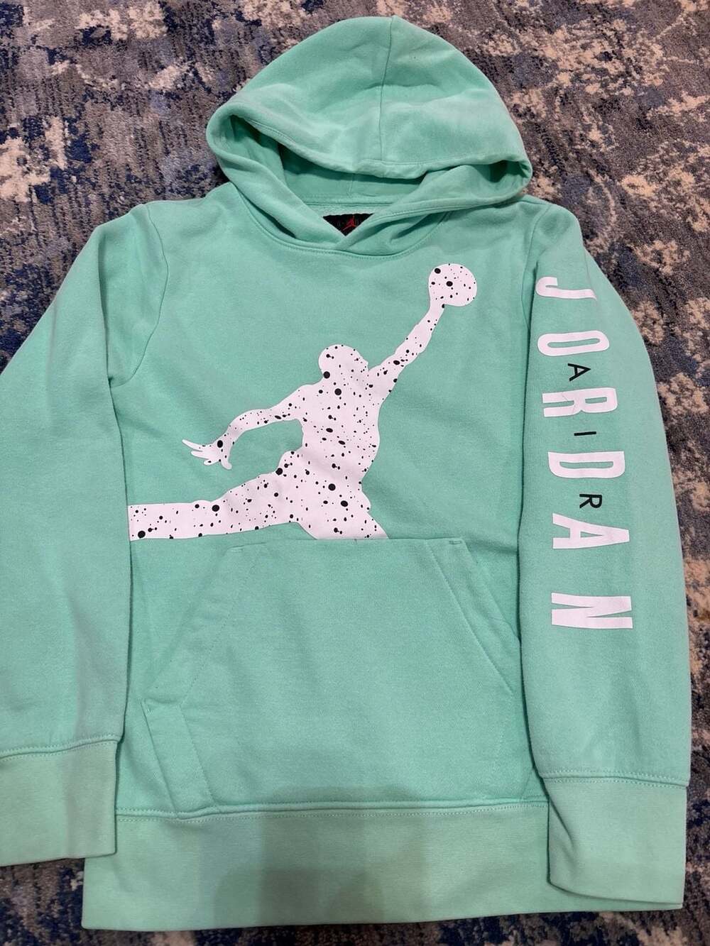 Jordan Jumpman Splatter Hoodie Size M 10-12Y